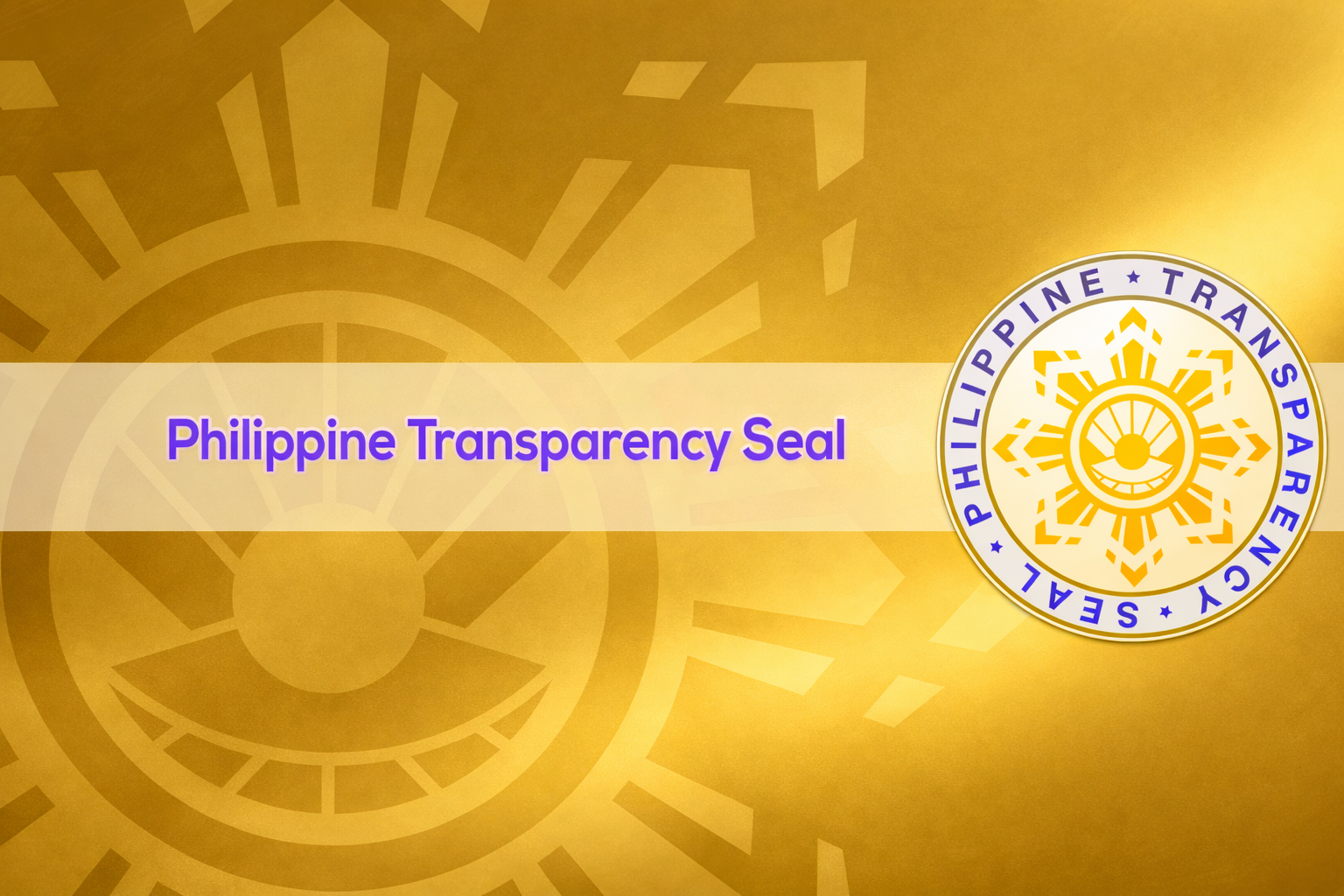 Philippine Transparency Seal